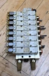 Lot Of 8 Smc VQZ2151-5LO Solenoid Air Control Valve With Port Manifold. Fixed Price $164.99.