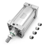 Baomain Pneumatic Air Cylinder Sc 125 X 200, Pt 1/2 Port, 4.92" Bore, 7.87" S.... Fixed Price $212.35.