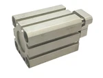 Smc CDQMB20-20 Compact Guide Rod Cylinder 20MM Bore Stroke. Fixed Price $34.99.