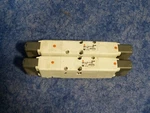 Smc VSR8-4-FJG-D-3VZR Double Solenoid Valve, Positions: 3, 24VDC, 2PACK. Fixed Price $29.99.