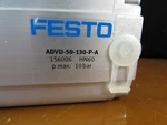 Festo 50MM Bore 130MM Stroke Compact Pneumatic Cylinder ADVU-50-130-P-A. Fixed Price $125.92.