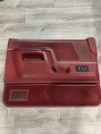 1987-1991 F150 F250 Bronco Bricknose Driver Door Panel Power Lh Red/maroon. Fixed Price $240.00.