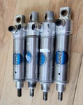 Bimba SR-041-PY-00MC Air Cylinder 4MM Push Fittings Lot Of Tested. Fixed Price $69.99.