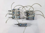 Lot Of 7 Festo ADVU-16-16-P-A-AS Compact Cylinder 16MM Stroke (used). Fixed Price $55.24.