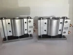 Lot X2 Smc MGPM80TN-50Z Compact Guide Cylinder 50MM Stroke 80MM Bore. Fixed Price $199.00.
