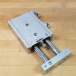 Smc CXSM32-50 Dual-rod Guided Cylinder, 32MM Bore 50MM Stroke Used. Fixed Price $37.90.