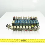 Rexroth Pneumatic 10-VALVE Manifold Assy (3)GS10061-2440 (4)GS10061-3640 Compare. Fixed Price $489.98.