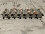 Smc CDQMB25-25 2A1-33B Max 1.0MPA Lot Of 7. Fixed Price $69.00.