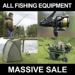 Atlas Fishing Equipment Rods/reels/lines/shelter/barrow/net *clearance Price*. Fixed Price $60.37.