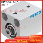 Us Free Tax New Festo ADVC-20-15-I-P 188147 Short Stroke Cylinder. Fixed Price $76.18.