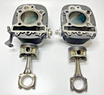 2009 Yamaha Star XVS650 Custom Engine Motor Cylinders Block Pistons. Fixed Price $185.99.