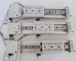 Smc Pneumatic Slide Table Cylinder W/ Sensors MXW20-200-X11. Fixed Price $399.00.