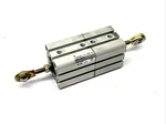 Smc CDQSB20-5+10D-A933-XC10 Pneumatic Cylinder 20MM Bore, Dual Stroke 5MM & 10MM. Fixed Price $38.69.
