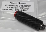 New Vlier CY-567-50 Clamp Cylinder, 3/4 Dia. Body, 1/8 Port 2.28 Oal, CY56750. Fixed Price $26.00.