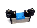 Festo JMDH-5/2-D-2-M12-C Solenoid W/ MDH-3/2-24VDC-M12 Pilot Valves. Fixed Price $80.99.