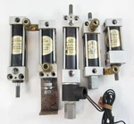 Lot Of 5 Schrader Gold Medallion Mini Cylinder Units. Fixed Price $99.99.