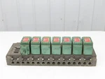 Numatics 8-STATION Flexiblok Manifold 5/2 Pneumatic Solenoid Valves 35JPR4150. Fixed Price $224.99.
