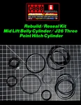 Cylinder Reseal, Rebuild Kit C30054, C26495 Case Ingersoll Mid LIFT/J26 Point. Fixed Price $59.00.
